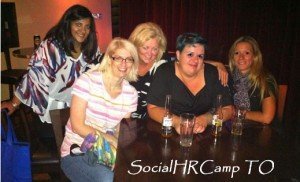 Some of the ladies of #SocialHRCamp Toronto