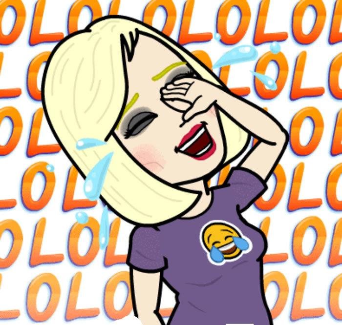 ROFLMA-LOL-blonde-moment-start-new-year-laughter-trool-social-media-bitmoji