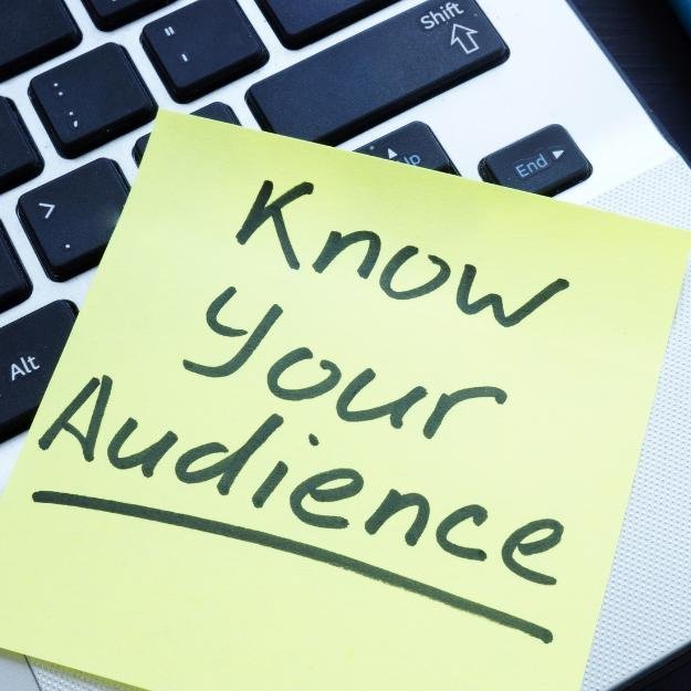 know-your-audience Do you know your audience? Sticky note on keyboard